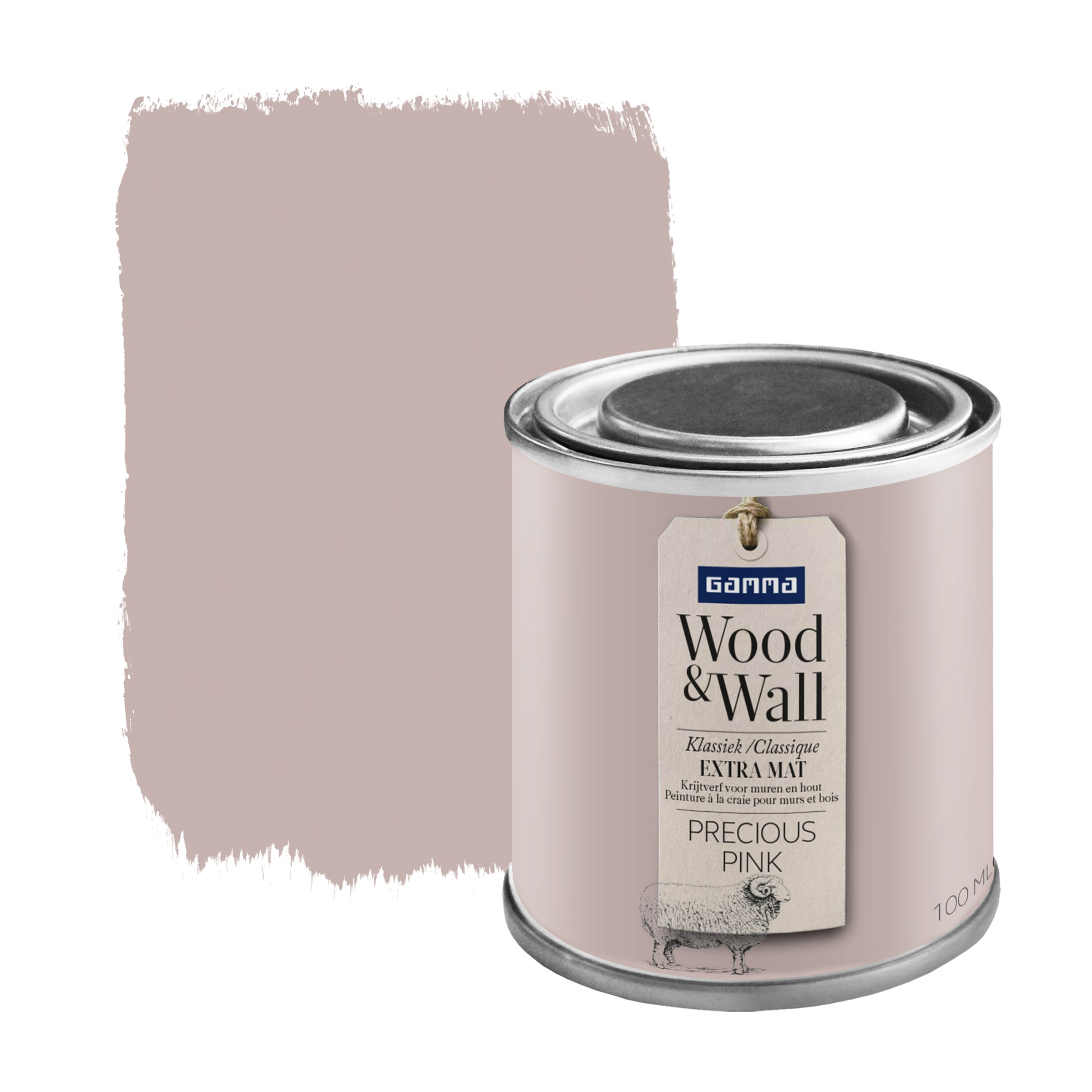 Gamma Woodwall Krijtverf Precious Pink 100 Ml gamma kopen in de aanbieding