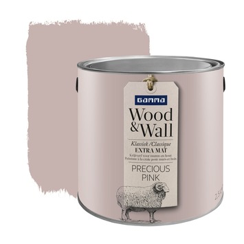 Duwen katje Moet GAMMA | GAMMA Wood&Wall krijtverf Precious Pink 2,5 liter kopen? |  muurverf-kleur