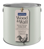 Gamma GAMMA Wood&Wall krijtverf Gentle Green 25 liter aanbieding