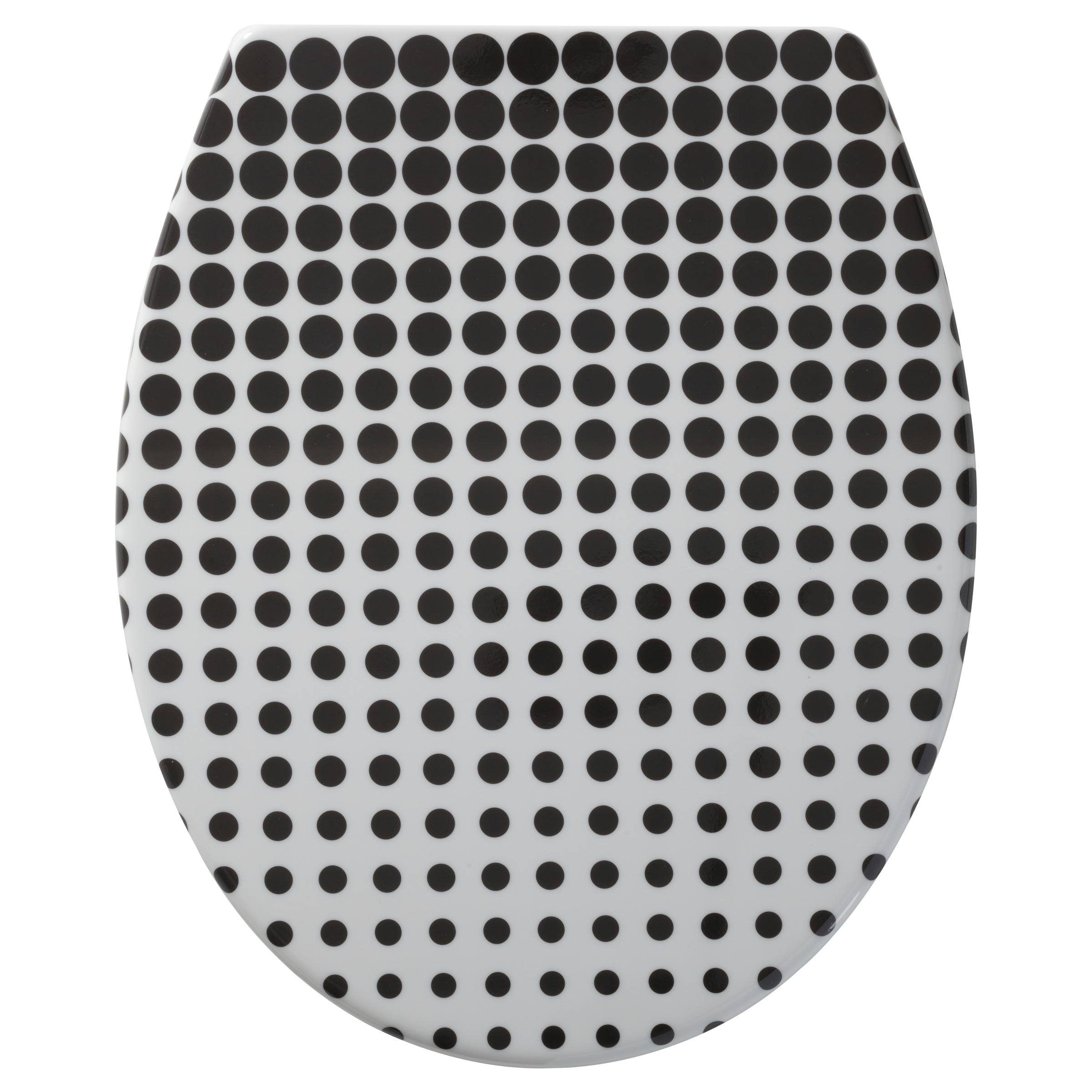 Tiger Wc Bril Speckels Duroplast Zwart Wit tiger kopen in de aanbieding