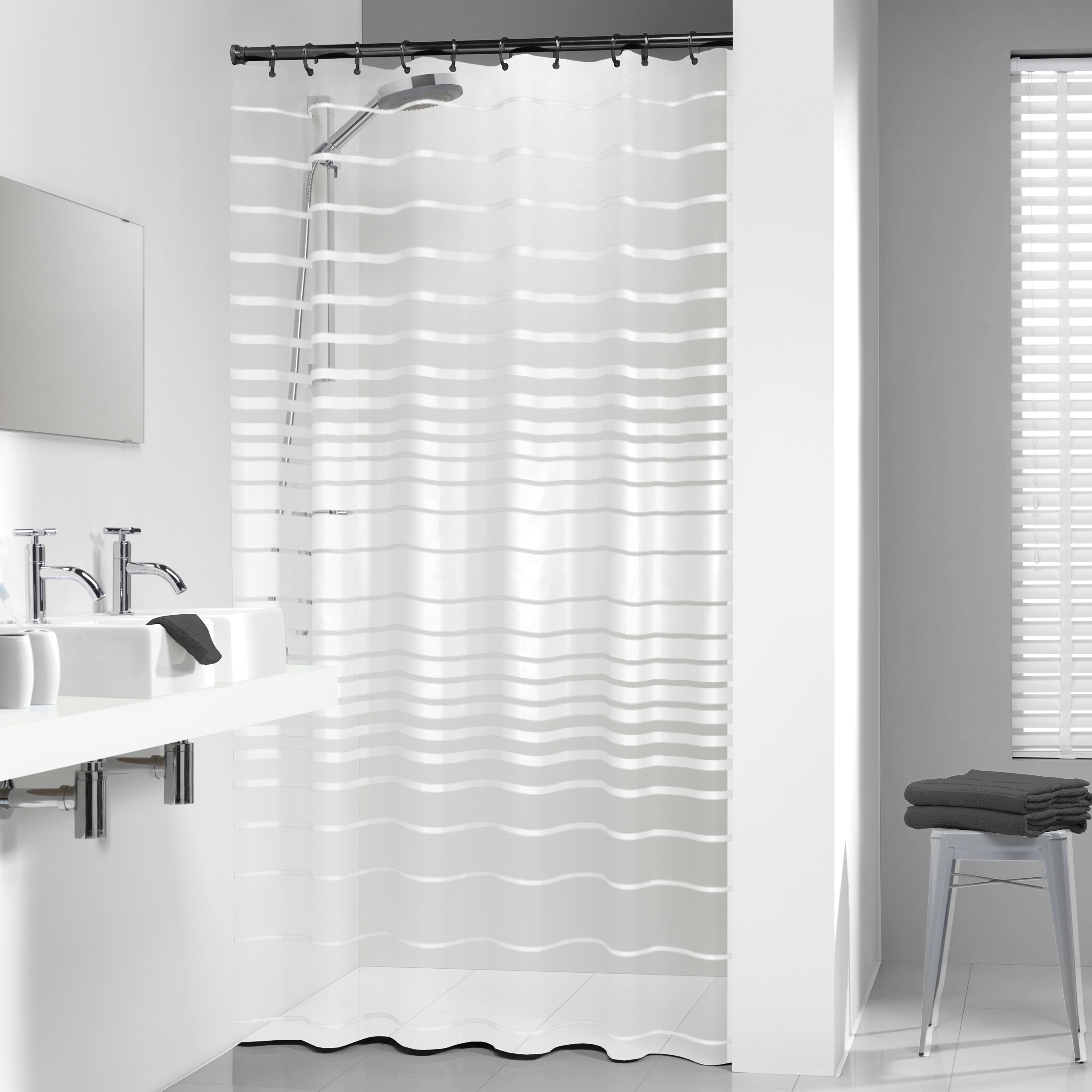 Sealskin Douchegordijn Screen Transparant Pvc 200X180 sealskin kopen in de aanbieding