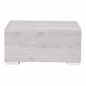 Salontafel Blijdeld wit steigerhout 57 x 57 cm