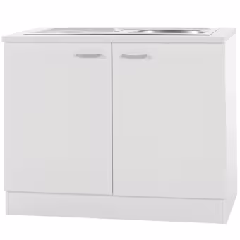 Optifit Klassik60 spoeltafelkast met 2 deuren 82(h) x 100(b) x 60(d) cm zonder werkblad
