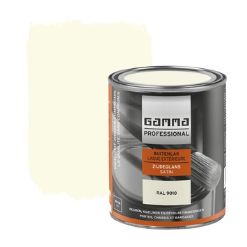 GAMMA Professional buitenlak RAL 9010 gebroken wit zijdeglans 750 ml