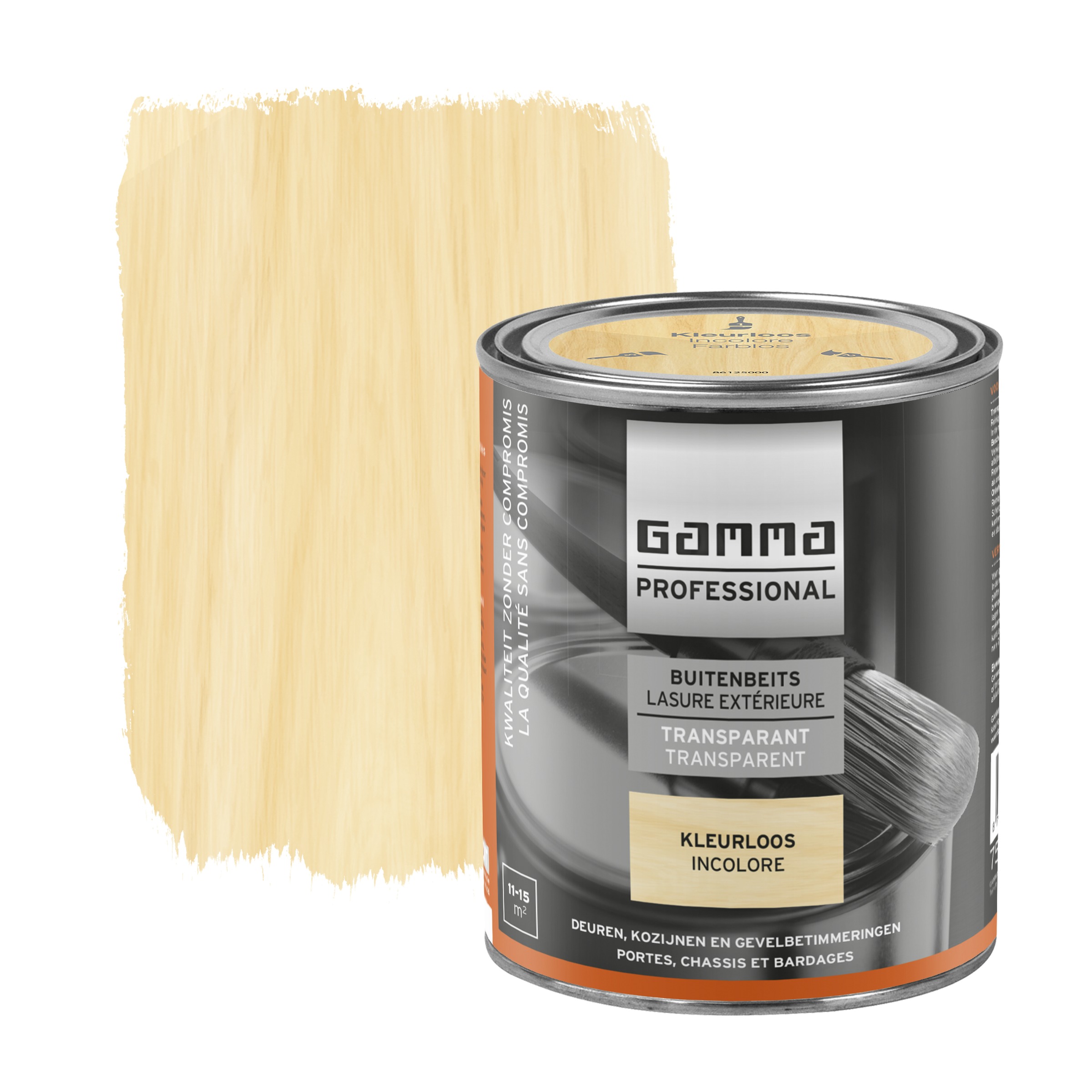 Gamma Professional Buitenbeits Kleurloos Hoogglans 750 Ml gamma professional kopen in de aanbieding