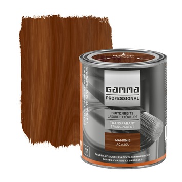 GAMMA | GAMMA Professional buitenbeits transparant mahonie hoogglans ml kopen?