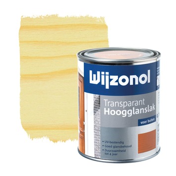 Wijzonol lak transparant whitewash hoogglans 750 ml