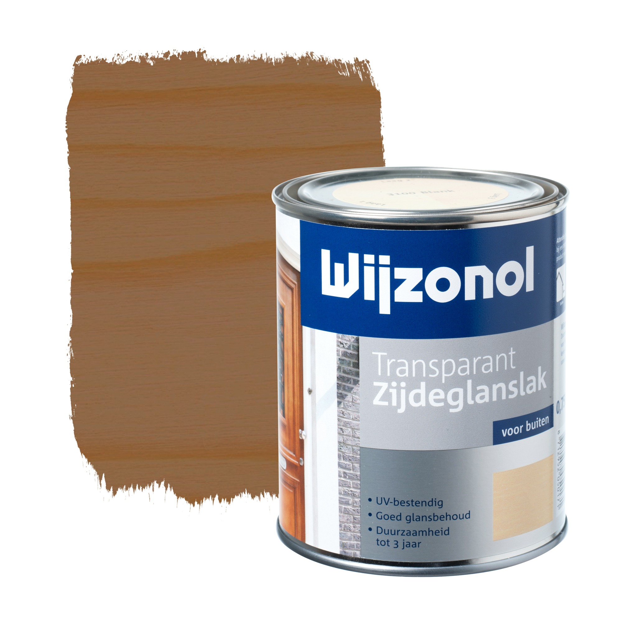 Wijzonol Lak Transparant Mahonie Zijdeglans 750 Ml wijzonol kopen in de aanbieding