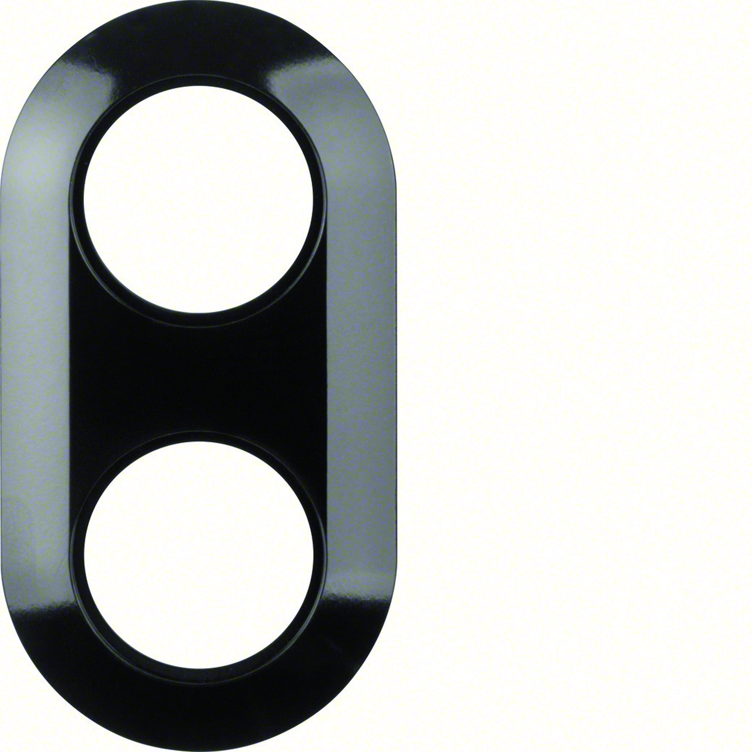 Berker 1930 Afdekraam 2 Voudig Zwart berker kopen in de aanbieding