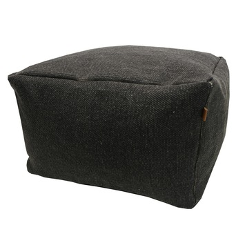 Poef Stonewash antraciet 45x45x28cm kopen? | | GAMMA
