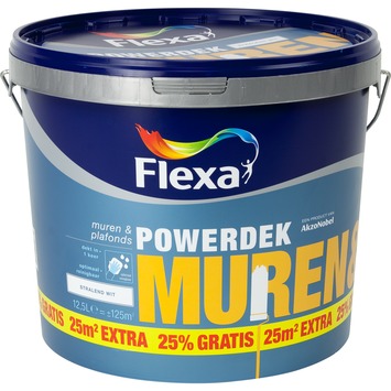 Overtreding Onzeker Opeenvolgend GAMMA | Flexa Powerdek wit 10 liter + 25% kopen? | muurverf-latex