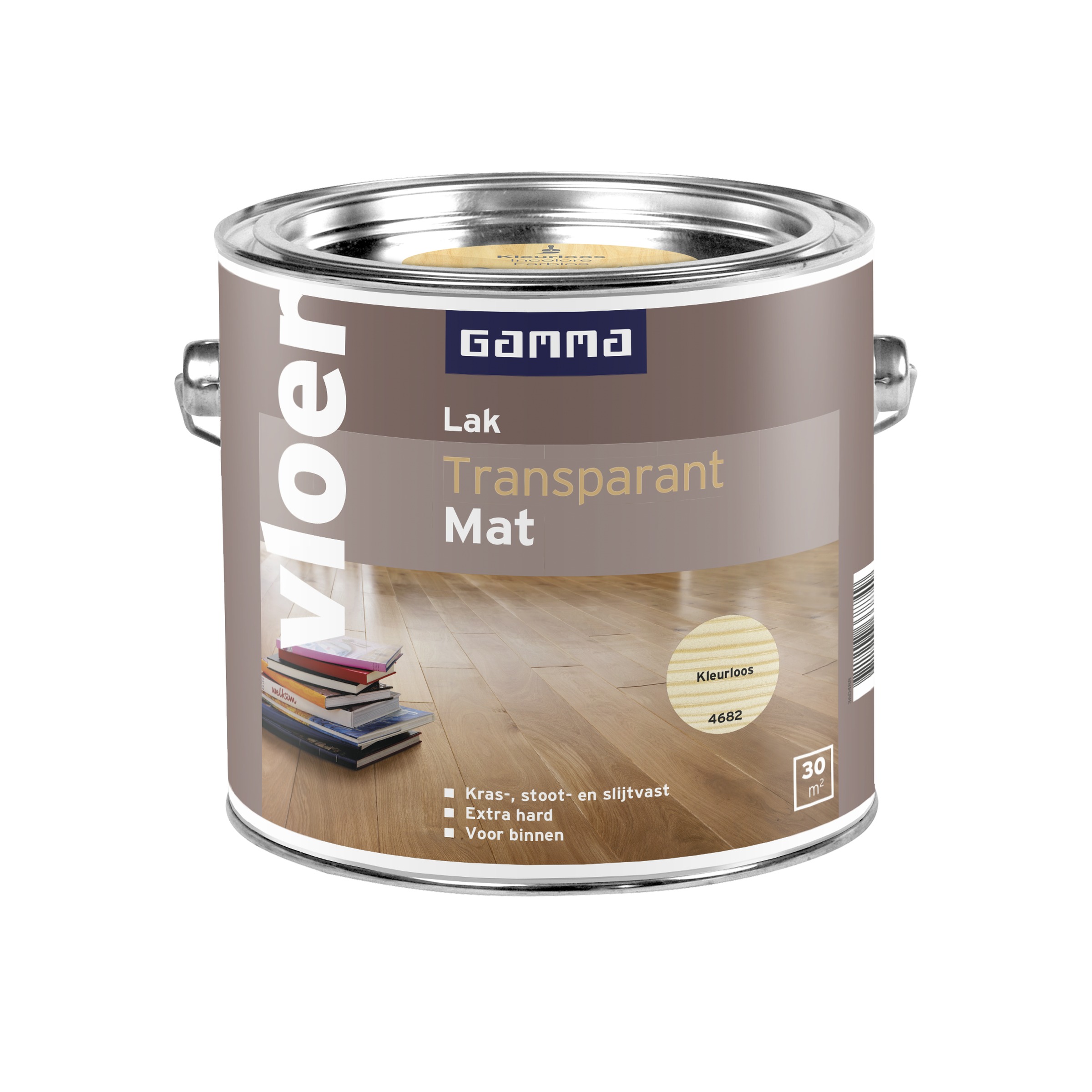 Gamma Vloerlak Kleurloos Mat 25 Liter gamma kopen in de aanbieding