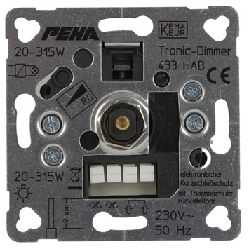 Peha Standard inbouwdimmer halogeen elektrische trafo 20-315 watt