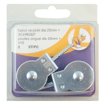 Katrol draaibaar wiel polypropyleen 40 mm | GAMMA