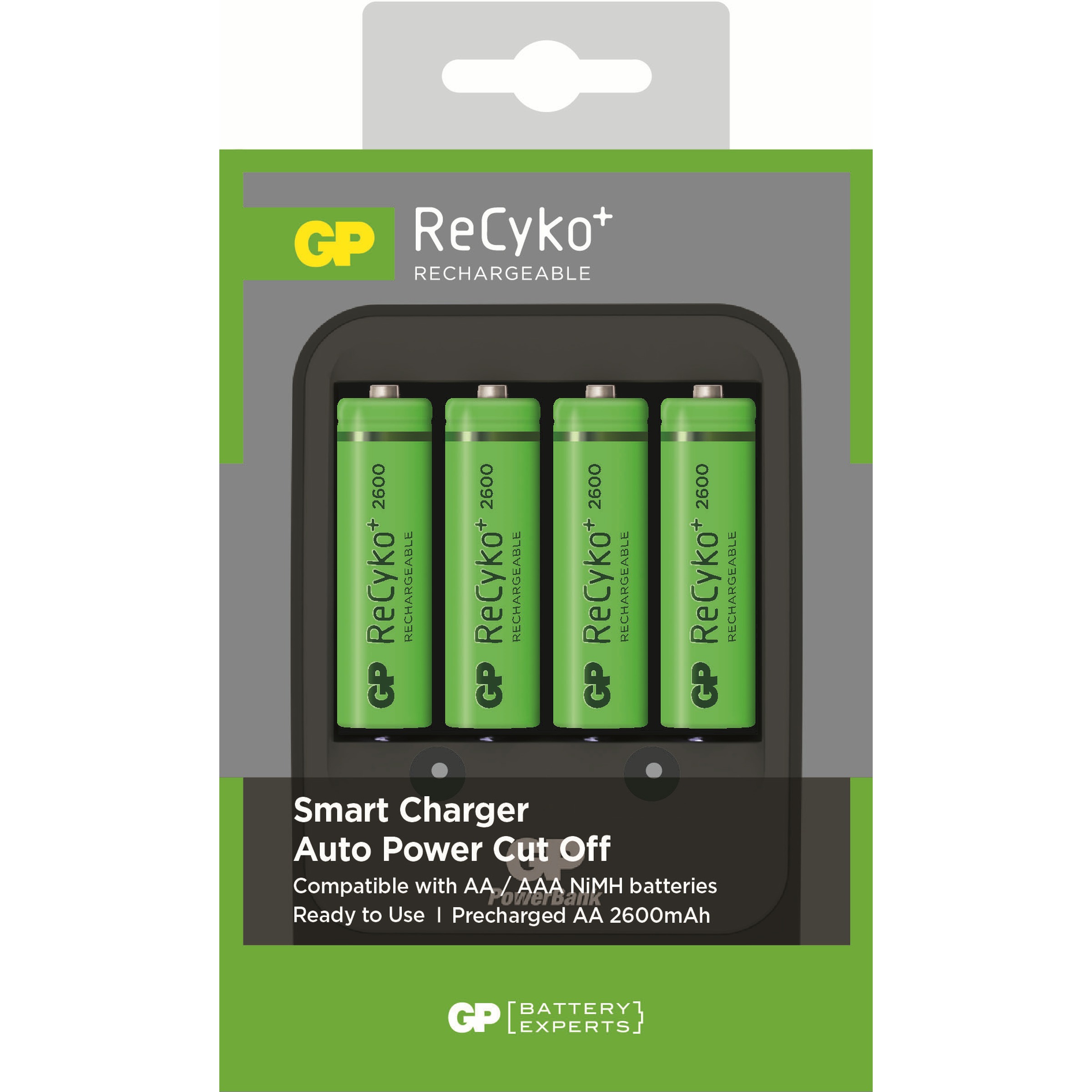 Gp Recyko Usb Rapid Batterijlader Incl 4Xaa 2600Mah gp kopen in de aanbieding
