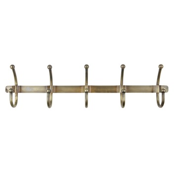SKOLOO Kapstok wandmontage - 6 haken, heavy duty, roestvrij staal
