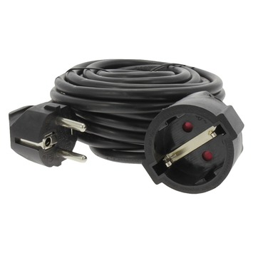 Handson verlengsnoer zwart 3x1 mm 5 meter