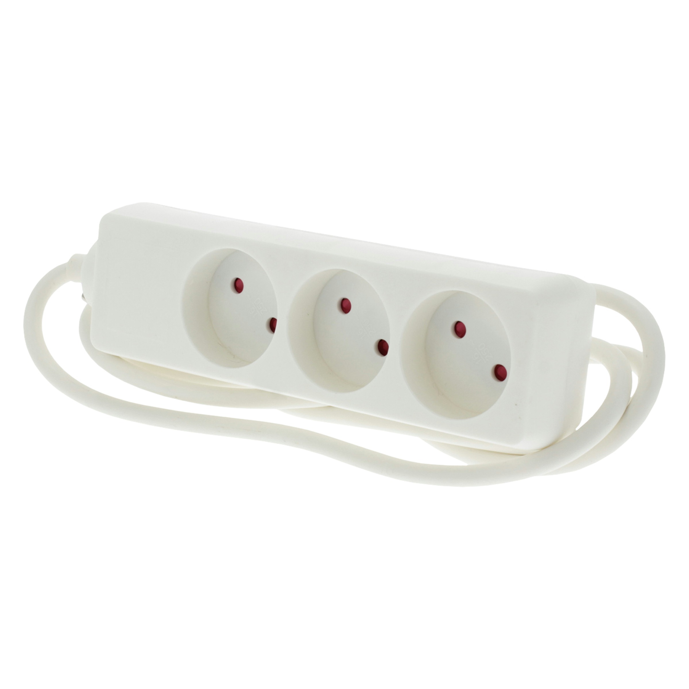 Handson Stekkerdoos 3V Wit 2X1 Mm 3 Meter Snoer handson kopen in de aanbieding