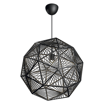 Philips hanglamp Mohair Pendant zwart 52 x 49,5 cm (bxd)