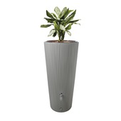 Garantia regenton met plantenbak grijs kunststof 220 L
