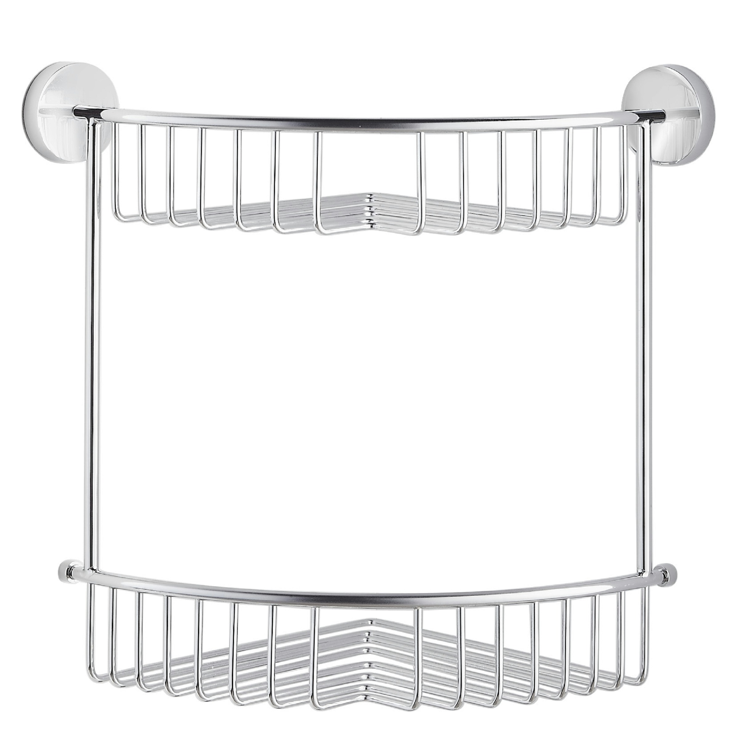 Handson Dubbele Hoekkorf Smart Chroom handson kopen in de aanbieding