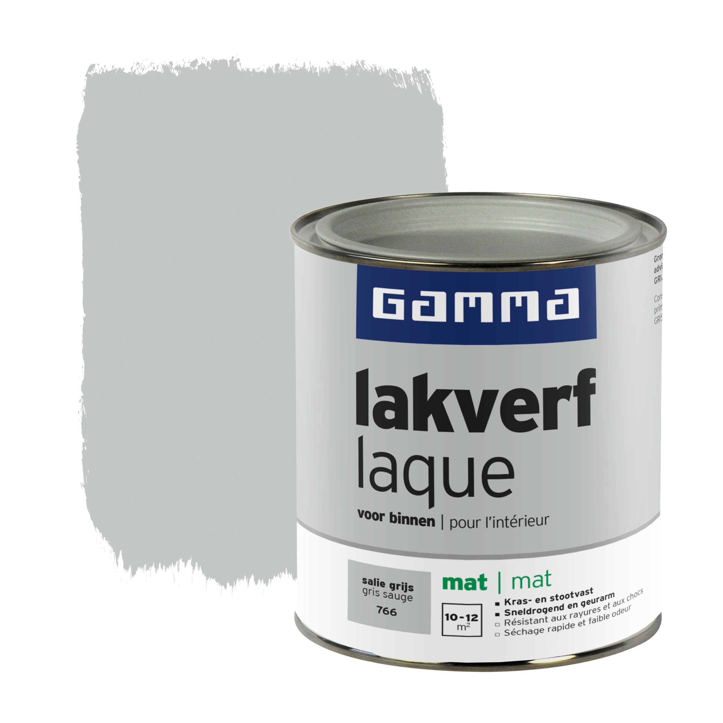 Gamma Lakverf Voor Binnen Salie Grijs Mat 750 Ml gamma kopen in de aanbieding