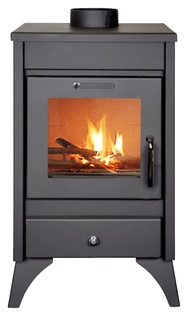 Livinaposflame Livin Flame Houtkachel Narvik Zwart livinaposflame kopen in de aanbieding