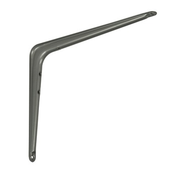 Plankdrager plank 25x30CM mat zilver