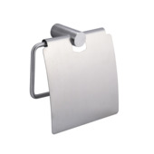 Handson toiletrolhouder Blister met klep RVS