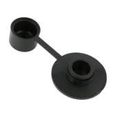 Afdekkapjes voor golfplaatbouten 7 mm zwart 70 stuks