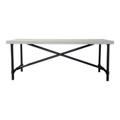 Eettafel Alle grijs steigerhout 95 x 200 cm