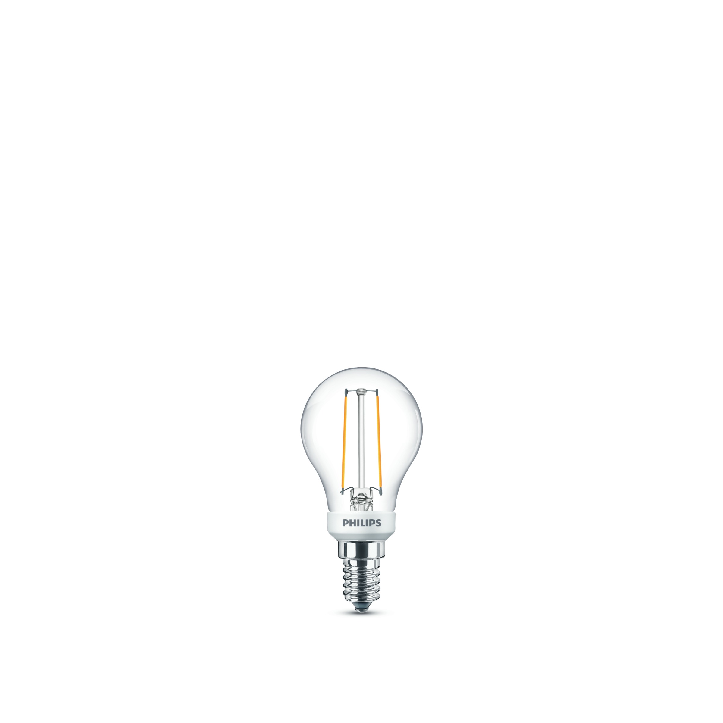 Philips Led Kogellamp Filament E14 25W Helder philips kopen in de aanbieding