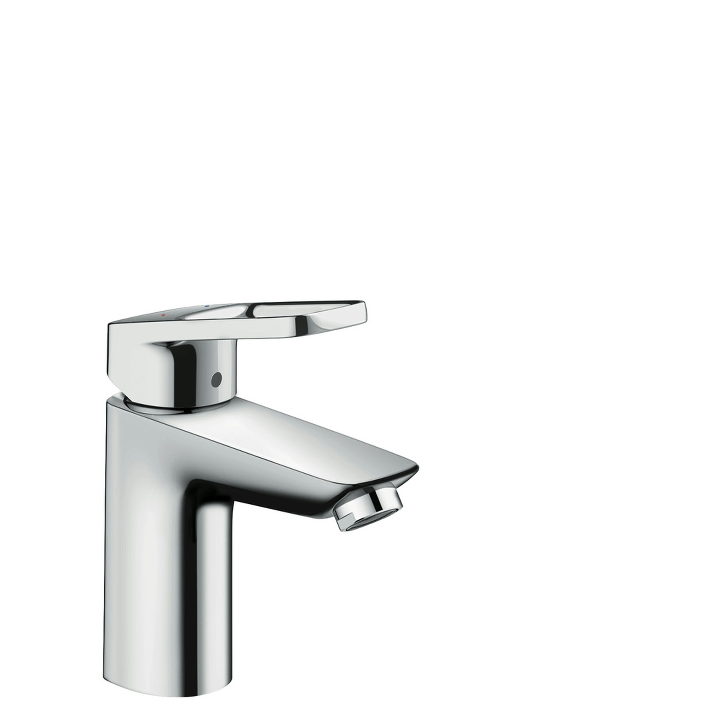Hansgrohe Wastafelkraan Logis Loop 100 Met Hendel En Waste Chroom hansgrohe kopen in de aanbieding