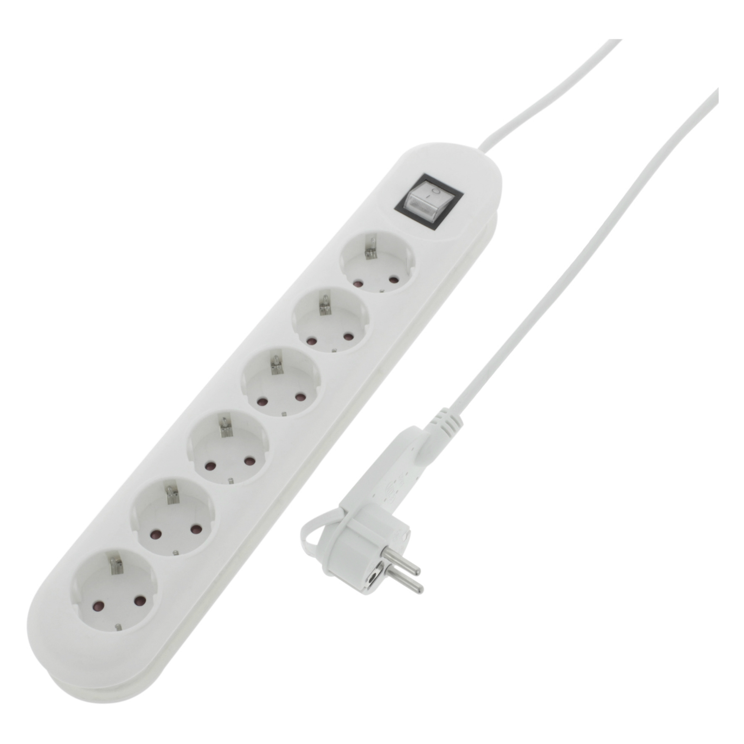 Handson Stekkerdoos 6V Wit 3 Meter Platte Stekker handson kopen in de aanbieding