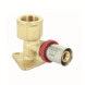 Bonfix alu-press muurplaat 1/2" binnendraad x 16x2,0mm
