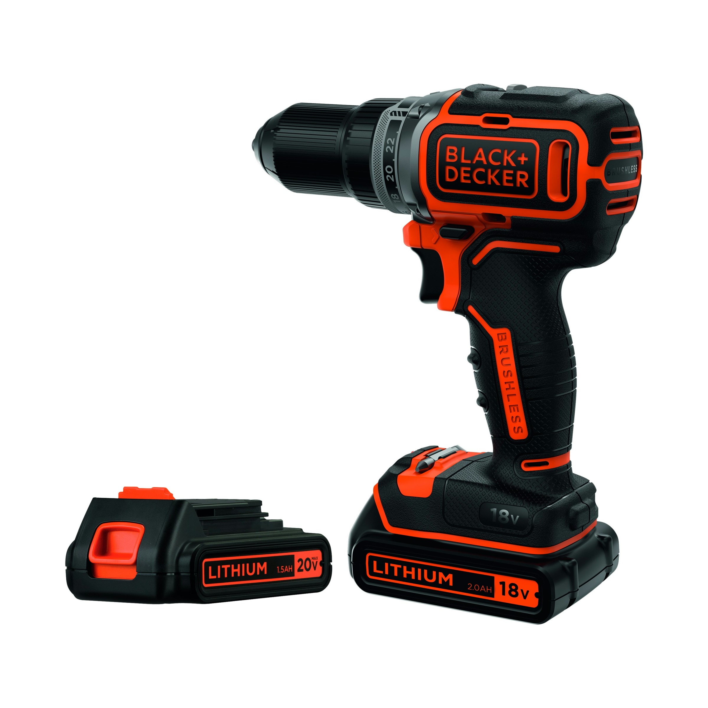 Blackdecker Accuboormachine Bl186K1B2 Qw 2 Accus 18 Volt Lithium Ion 20Ah blackdecker kopen in de aanbieding
