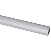 Kwartrond profiel kunststof RVS look zelfklevend 18x18mm 260cm
