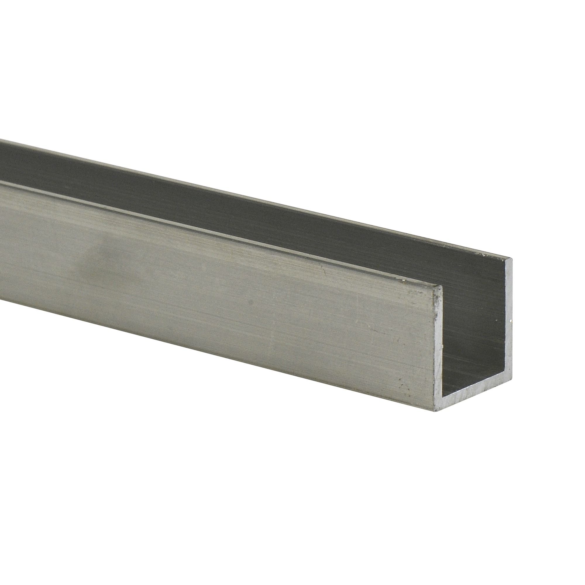 S-Polytec Aluminium U-profiel voor dubbele honingraatplaten, 6 mm HPL-platen, antraciet, verschillende lengtes (6 mm antraciet, U-profiel (2 meter), 1