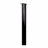 Duraline tafelpoot rond zwart Ø7,6x72 cm
