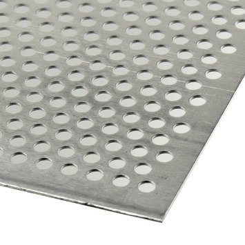 | Plaat aluminium geperforeerd 100x50