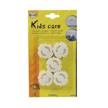 Elro blinde stopcontactpluggen CP332 wit 5 stuks