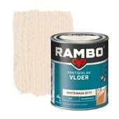 Rambo Pantserlak vloer mat transparant whitewash 750 ml
