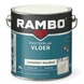 Rambo pantserlak vloer acryl dekkend zijdeglans zuiverwit 2,5 liter