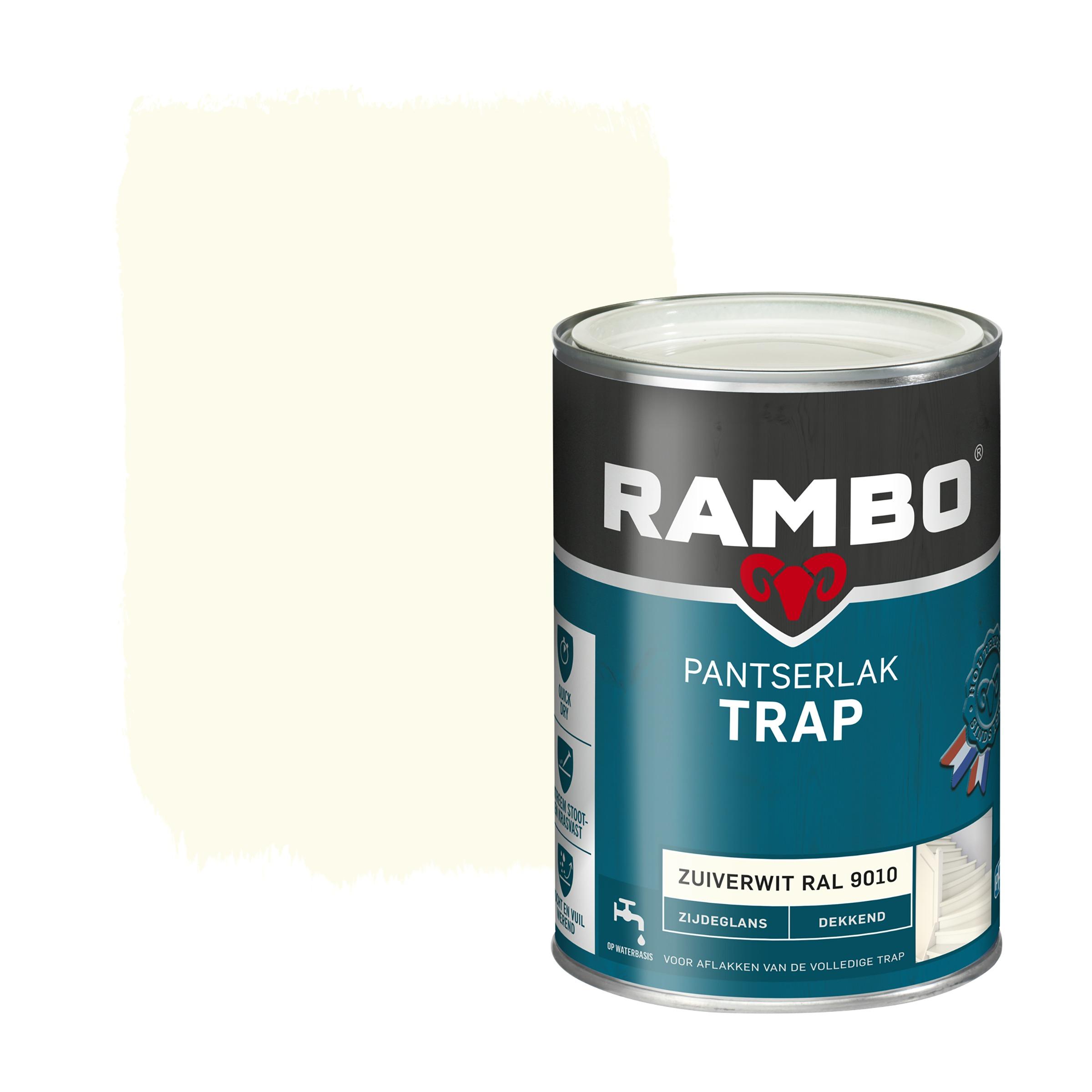 Rambo Pantserlak Trap Dekkend Zijdeglans Zuiverwit 125 Liter rambo kopen in de aanbieding