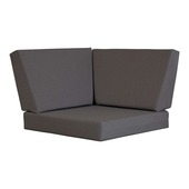 Kussenset hoek taupe 2 rug- & 1 zitkussen