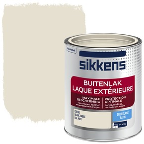 Sikkens buitenlak zijdeglans RAL 9001 crème wit 750 ml