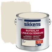 Sikkens buitenlak hoogglans RAL 9001 crème wit 2,5 liter