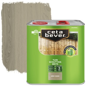 CetaBever Schuttingbeits transparant grey wash 2,5 liter