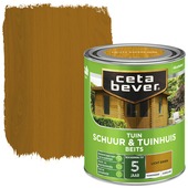 CetaBever Tuinbeits Schuur & Tuinhuis zijdeglans transparant licht eiken 750 ml