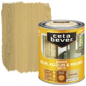 CetaBever Deur, Kozijn & Meubelbeits zijdeglans transparant blank eiken 750 ml